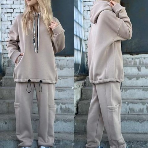 Костюм спорт Karolina (32-42) KR321 beige (зима) Karolina KR321 beige