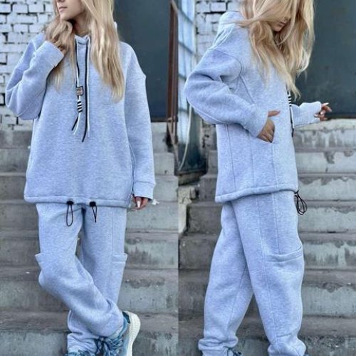 Костюм спорт Karolina (32-42) KR322 l.grey (зима) Karolina KR322 l.grey