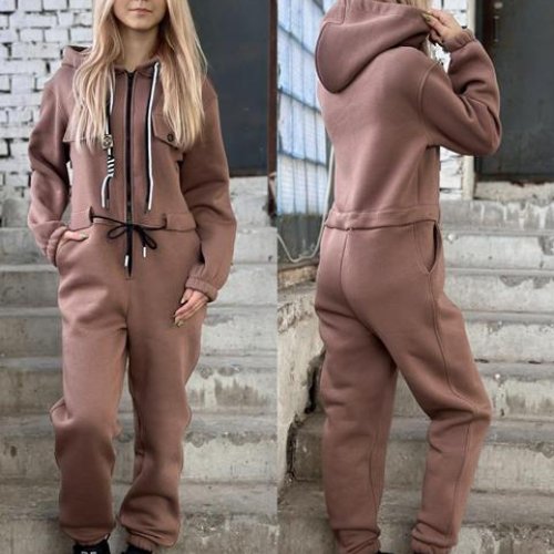 Комбинезон Karolina (32-42) KR326 beige (зима) Karolina KR326 beige