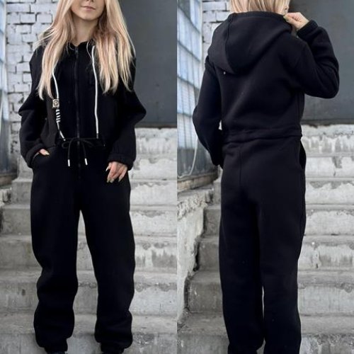 Комбинезон Karolina (32-42) KR327 black (зима) Karolina KR327 black