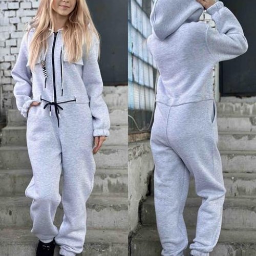 Комбинезон Karolina (32-42) KR328 l.grey (зима) Karolina KR328 l.grey