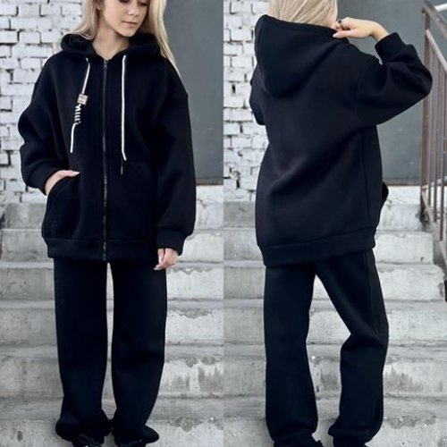 Костюм спорт Karolina (32-42) KR333 black (зима) Karolina KR333 black