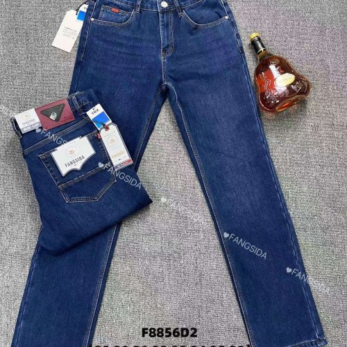 Джинсы God Baron (29-38) F8856D2 blue (зима) God Baron F8856D2 blue