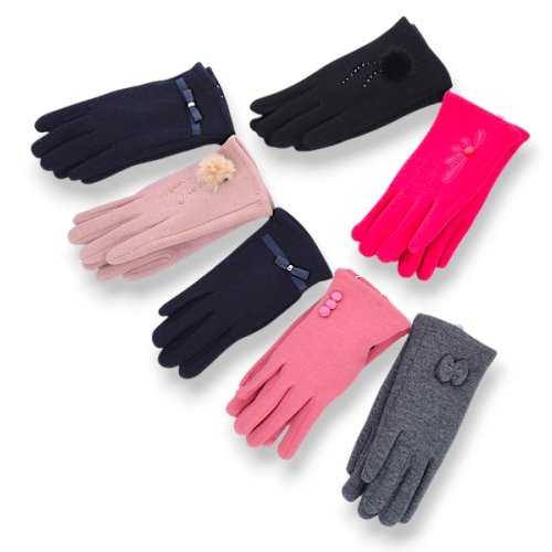 Перчатки YLZL (6-8) 268 mix (зима) YLZL 268 mix