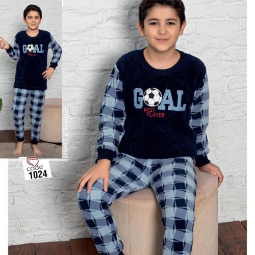 Пижама Baykush (5-8) 1024 blue (зима) Baykush 1024 blue