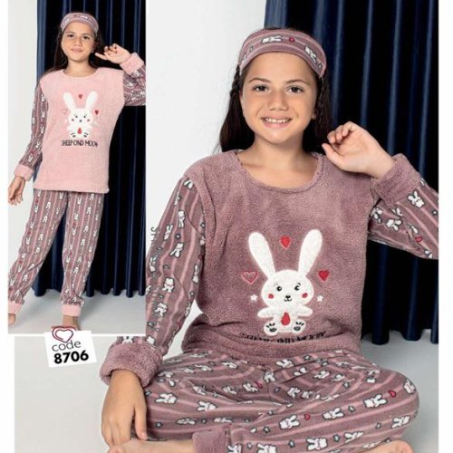 Пижама Baykush (5-8) 8706 brown (зима) Baykush 8706 brown