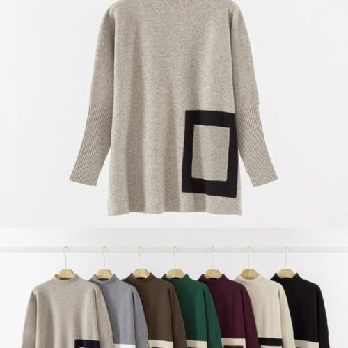 Свитер Emsweekis (one size) E838 apricot (зима) Emsweekis E838 apricot