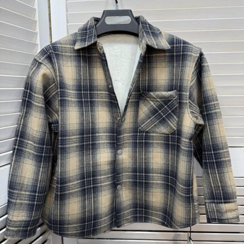 Рубашка Major (110-150) 8101 grey-beige (зима) Major 8101 grey-beige