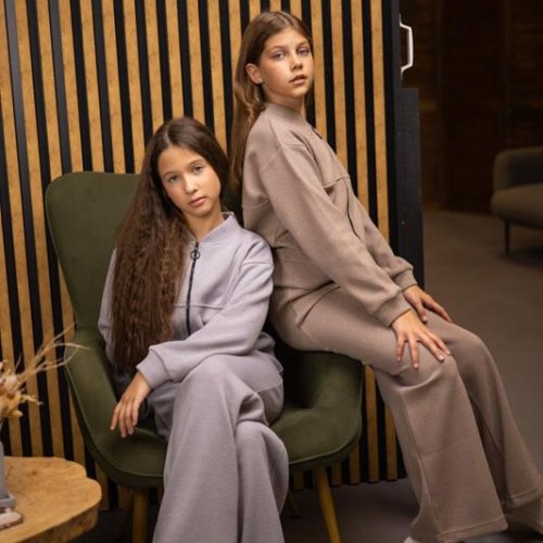 Костюм спорт SunnyTot (128-158) 1518 l.grey (зима) SunnyTot 1518 l.grey