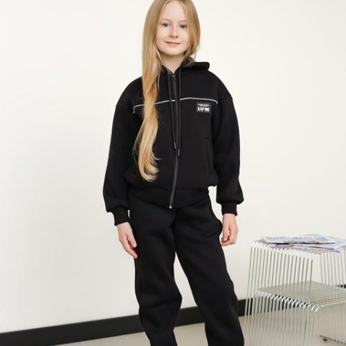 Костюм спорт SunnyTot (122-140) S41 black (зима) SunnyTot S41 black