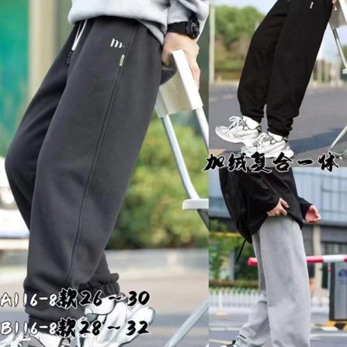 Штаны спорт SunnyTot (140-180) A116-8 grey (зима) SunnyTot A116-8 grey