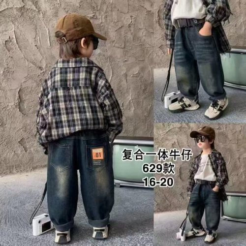 Джинсы SunnyTot (16-20) 629 blue (зима) SunnyTot 629 blue