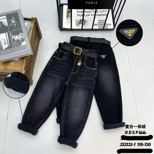 Джинсы SunnyTot (110-150) 252123-1 black (зима) SunnyTot 252123-1 black