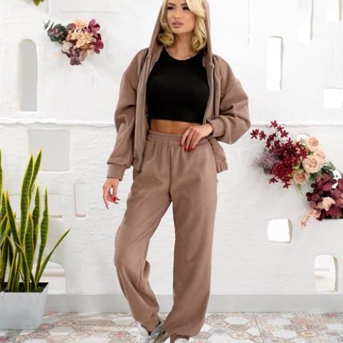 Костюм спорт Deliv (S-L) 811 beige (зима) Deliv 811 beige