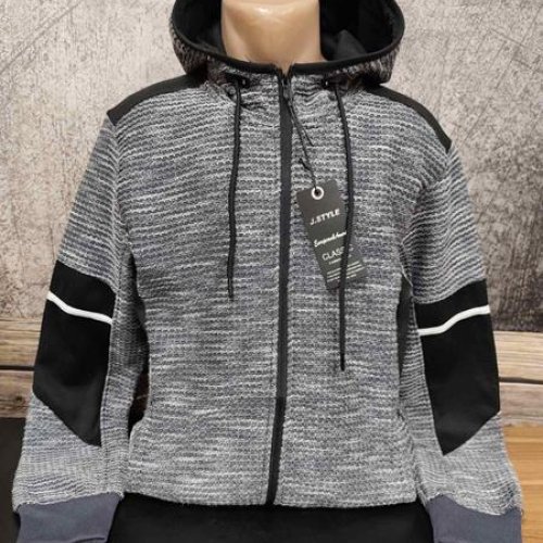Кофта спорт 4 Seasons (M-2XL) LS8 grey (зима) 4 Seasons LS8 grey