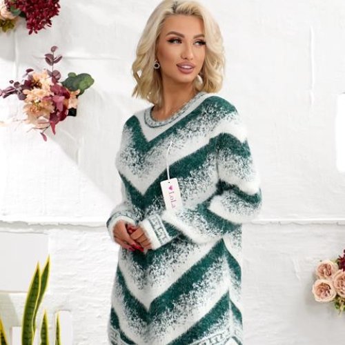 Туника Lola (48-50) LL306 green (зима) Lola LL306 green