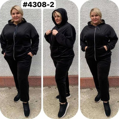 Костюм спорт BAT (54-60) 4308-2 black (зима) BAT 4308-2 black