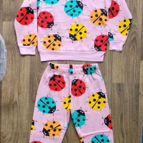 Пижама iBamBino (98-122) 420-1 pink-yellow (зима) iBamBino 420-1 pink-yellow