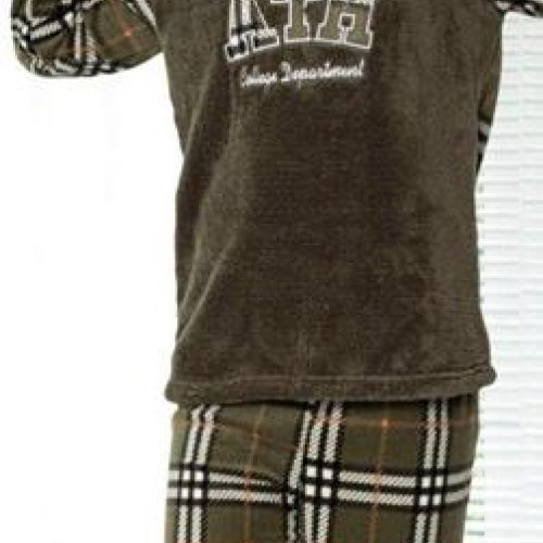 Пижама iBamBino (5-8) 7734 khaki (зима) iBamBino 7734 khaki