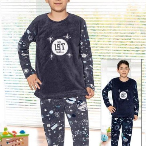 Пижама iBamBino (5-8) 7734 navy (зима) iBamBino 7734 navy