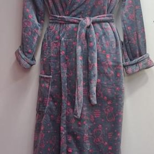 Халат Romeo life (XL-3XL) RL743 grey (зима) Romeo life RL743 grey