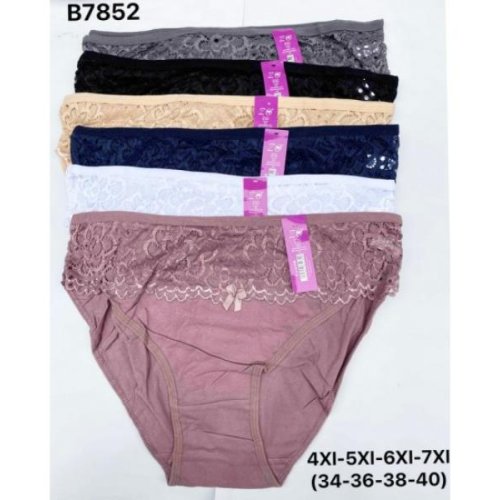 Трусы Redoor (4XL-7XL) B7852 mix  (лето) Redoor B7852 mix 