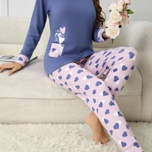 Пижама Fili Wear (M-3XL) 70180 blue (зима) Fili Wear 70180 blue