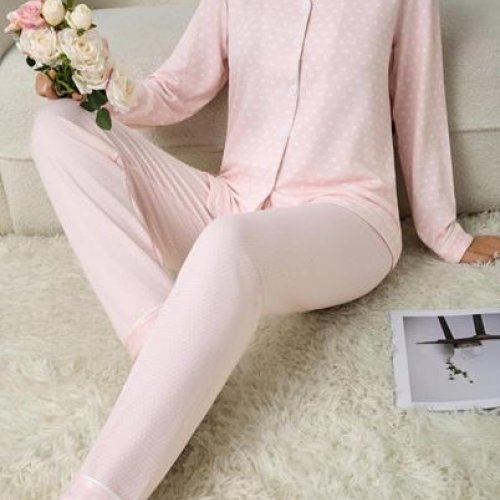 Пижама Fili Wear (M-3XL) 70209 pink (зима) Fili Wear 70209 pink