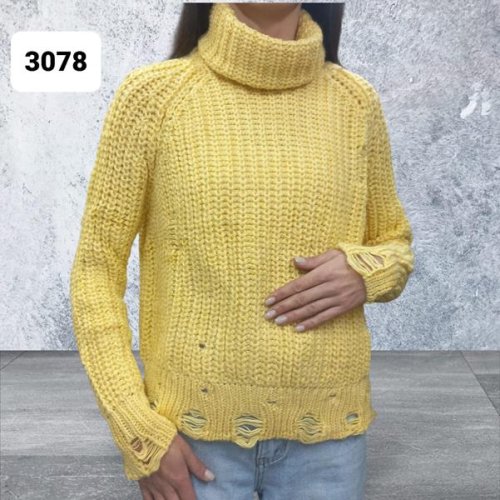 Свитер Julia (one size) 3078 yellow (зима) Julia 3078 yellow