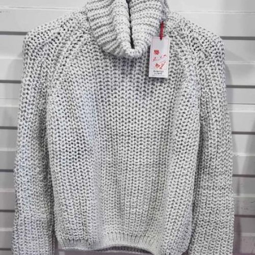 Свитер Julia (one size) 7044 grey (зима) Julia 7044 grey