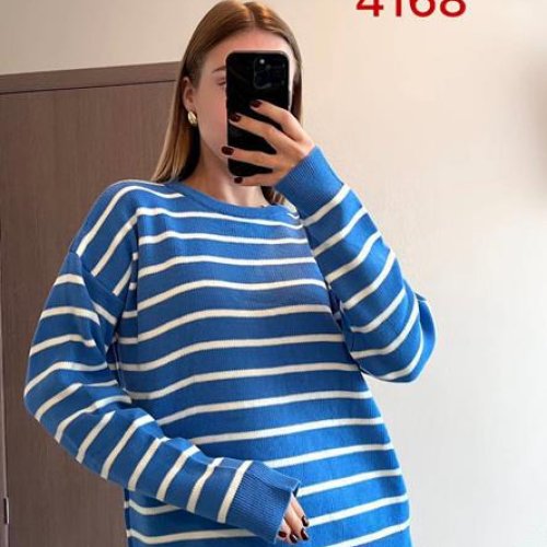 Свитер FSN (42-48) 4168 blue (деми) FSN 4168 blue