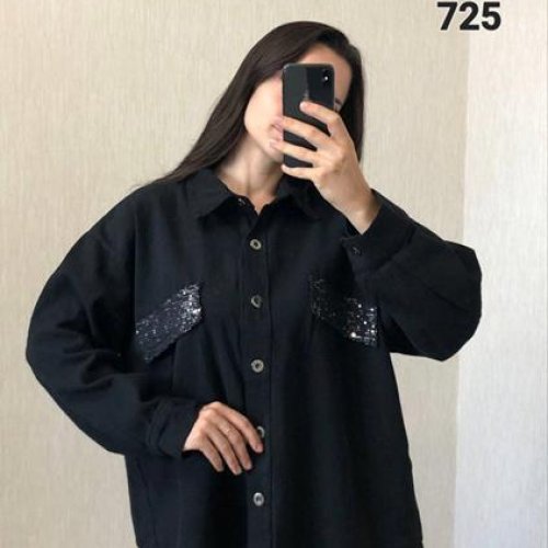 Рубашка FSN (50-54) 725 black (деми) FSN 725 black
