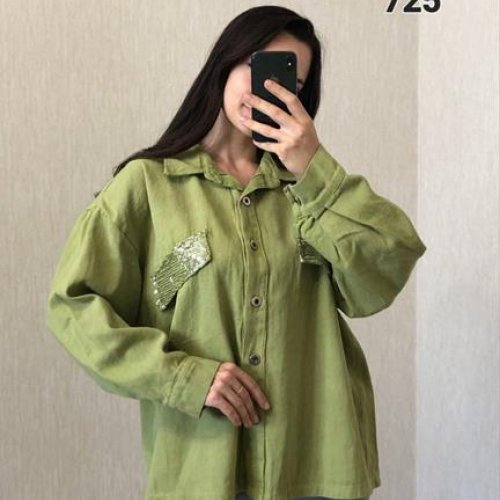 Рубашка FSN (50-54) 725 green (деми) FSN 725 green