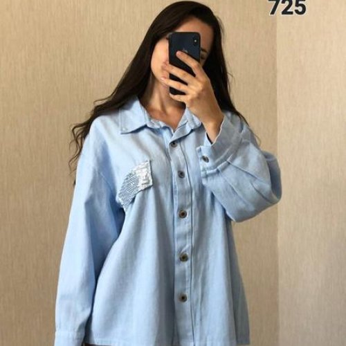 Рубашка FSN (50-54) 725 l.blue (деми) FSN 725 l.blue