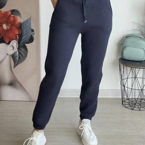 Штаны спорт FSN (42-48) 7446 navy (зима) FSN 7446 navy