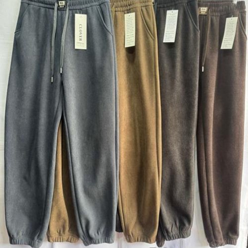 Штаны спорт Minh (L-3XL) 69105 black (зима) Minh 69105 black