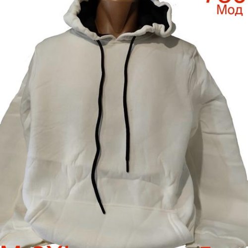 Худи Надийка (M-3XL) ND203-750 white (зима) Надийка ND203-750 white