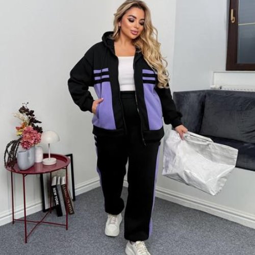 Костюм спорт Seven Zikina (50-60) 940 black-lilac (зима) Seven Zikina 940 black-lilac