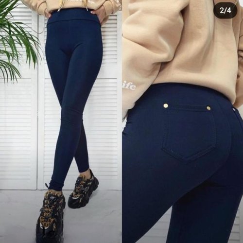 Лосины Amok (S-XL) 7310 blue (зима) Amok 7310 blue