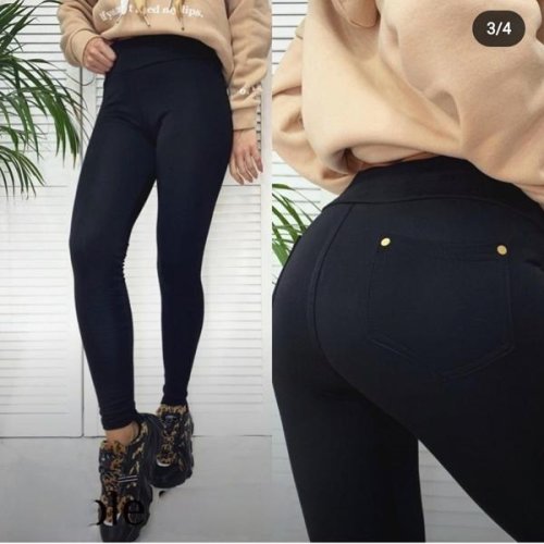 Лосины Amok (S-XL) 7310 black (зима) Amok 7310 black