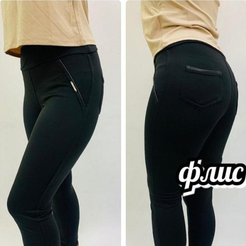 Лосины Amok (S-XL) 7251 black (зима) Amok 7251 black