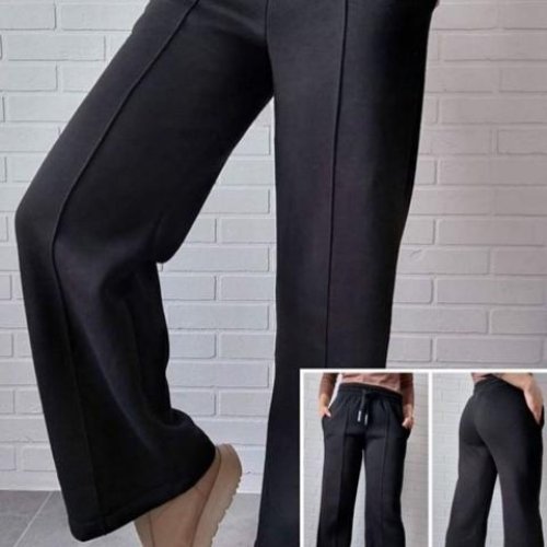 Штаны спорт Amok (S-XL) 8048 black (зима) Amok 8048 black