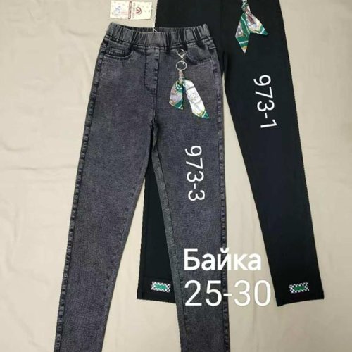 Джинсы Immei (25-30) 973-1 black (зима) Immei 973-1 black