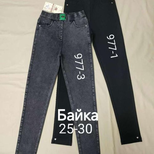 Джинсы Immei (25-30) 977-1 black (зима) Immei 977-1 black