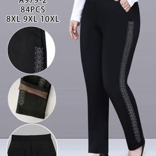 Штаны Hoan (8XL-10XL) A979-2 black (зима) Hoan A979-2 black