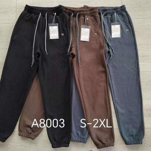 Штаны спорт Giang (S-2XL) G113-A8003 black (зима) Giang G113-A8003 black