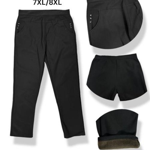 Лосины Giang (3XL-8XL) G121-8231 black (зима) Giang G121-8231 black