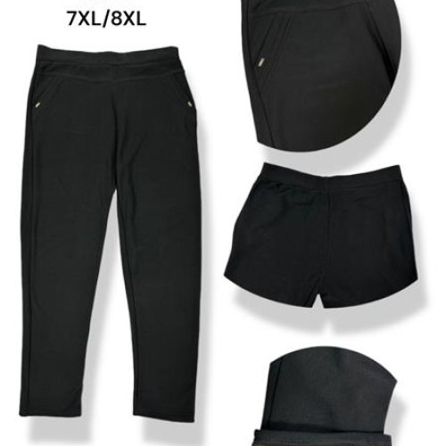 Лосины Giang (3XL-8XL) G124-8226 black (зима) Giang G124-8226 black