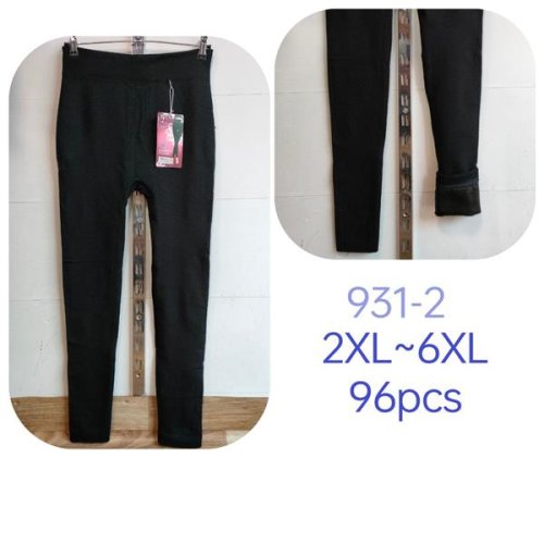 Лосины Giang (2XL-6XL) G162-931-1 black (зима) Giang G162-931-1 black