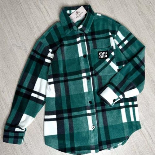 Рубашка Modnulya (42-52) 2494 green (зима) Modnulya 2494 green